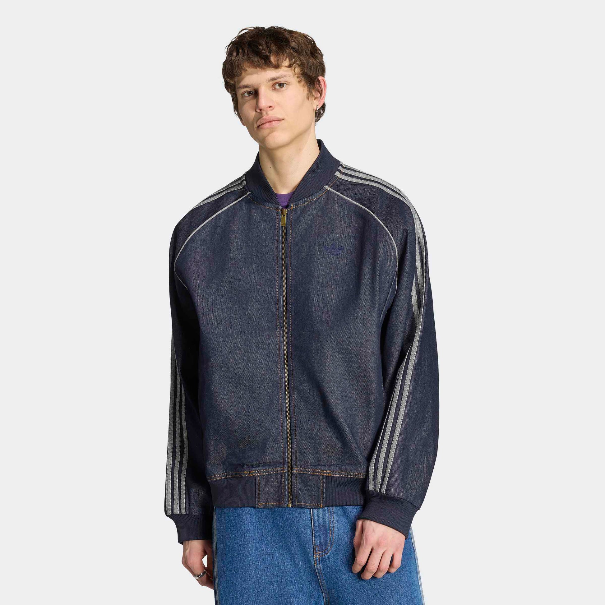 SST ADICOLOR DENIM TRACK TOP