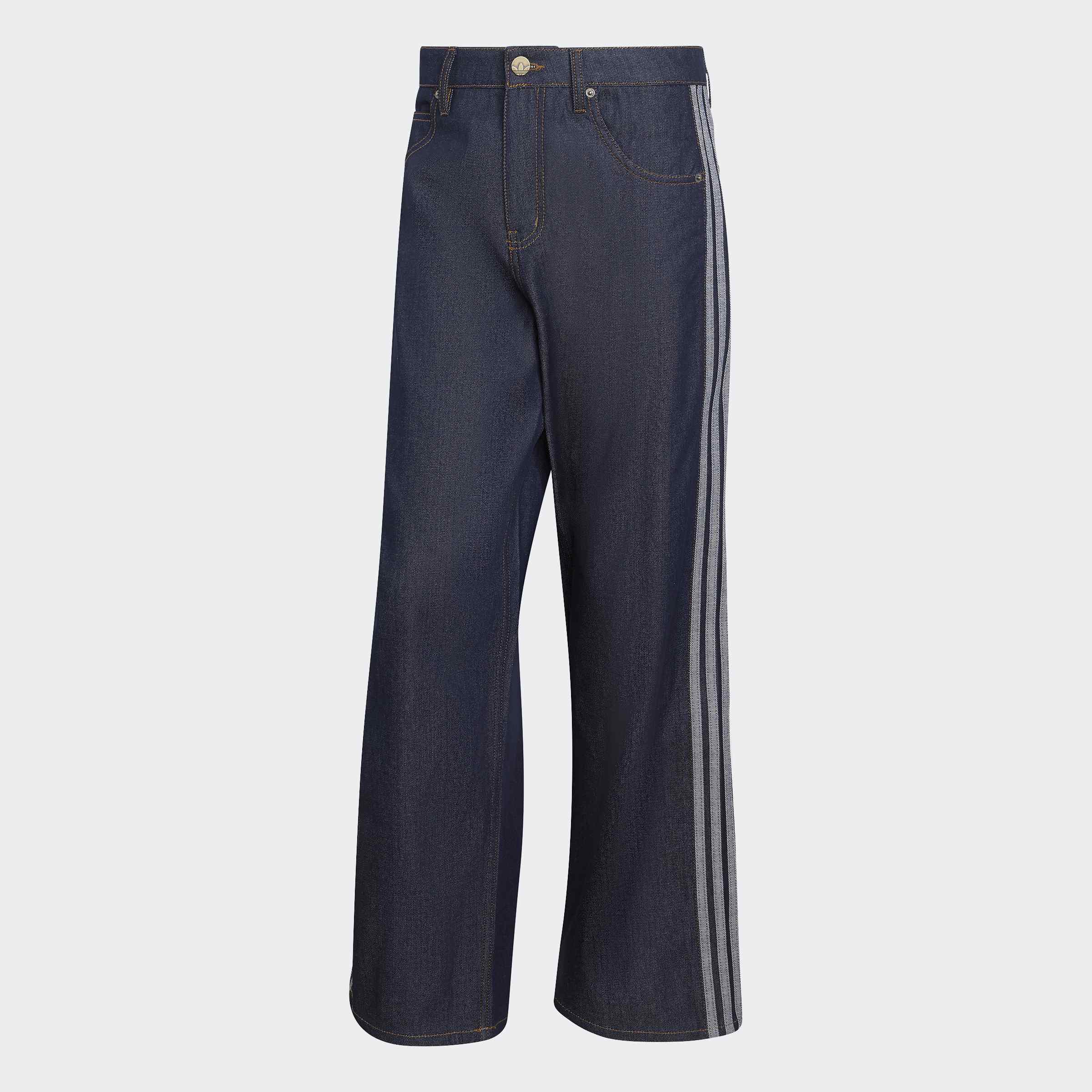 Firebird Adicolor Denim-Jeans mit mittelhohem Bund und gerade geschnittenem Bein