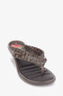 Melissa-Zehentrenner-Sandalen mit Pfennigabsatz in Braun