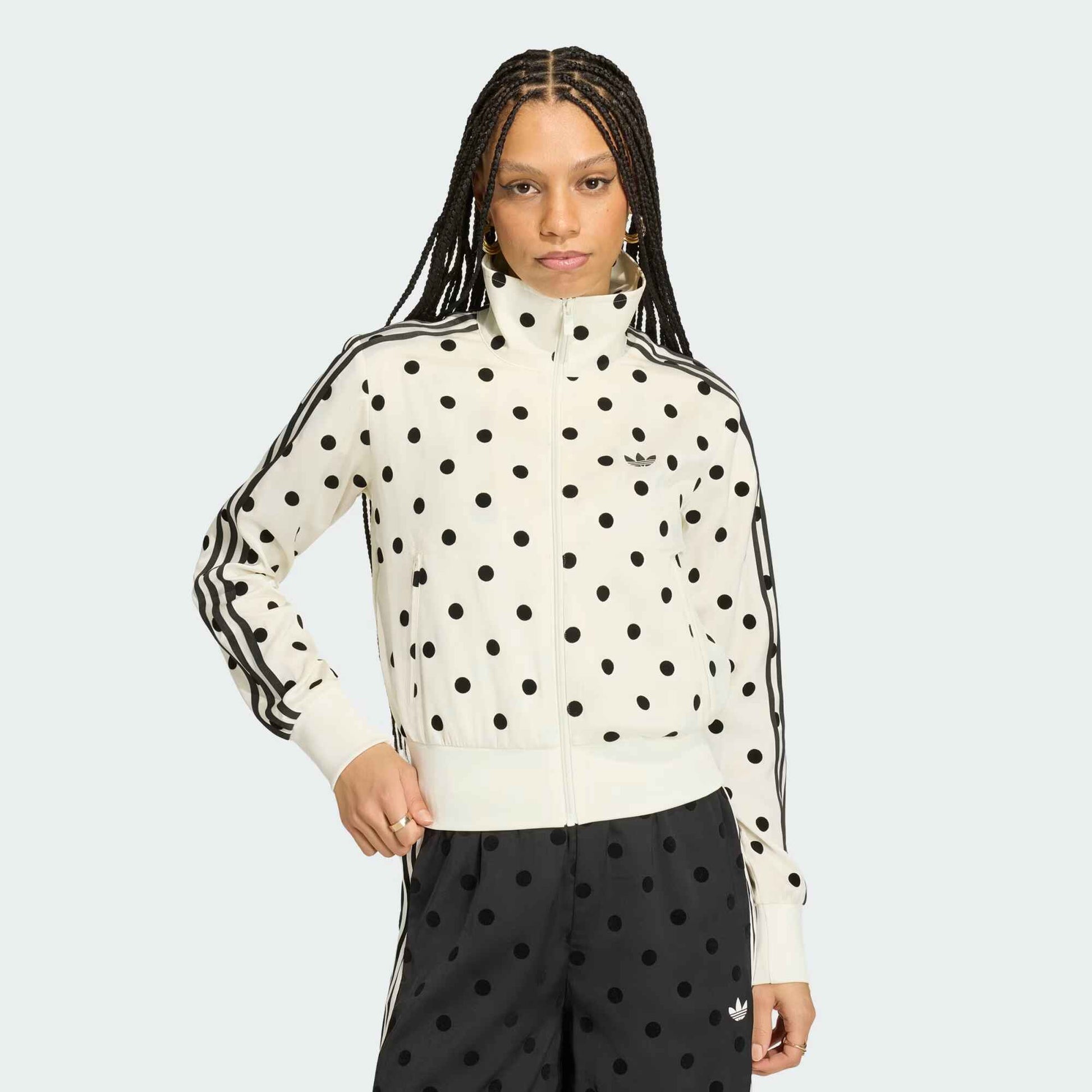 SATIN POLKA-DOTS TT Track Top