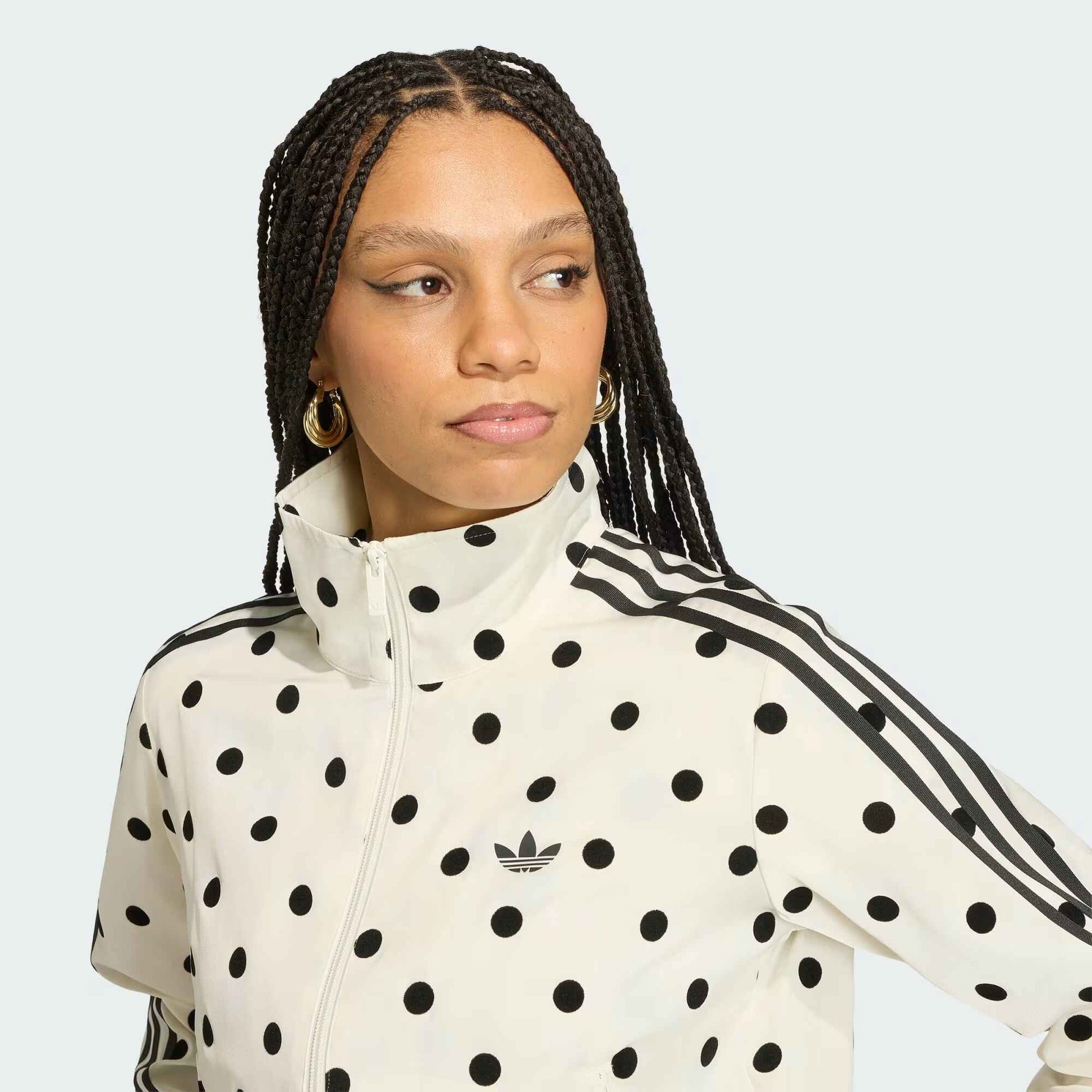 SATIN POLKA-DOTS TT Track Top