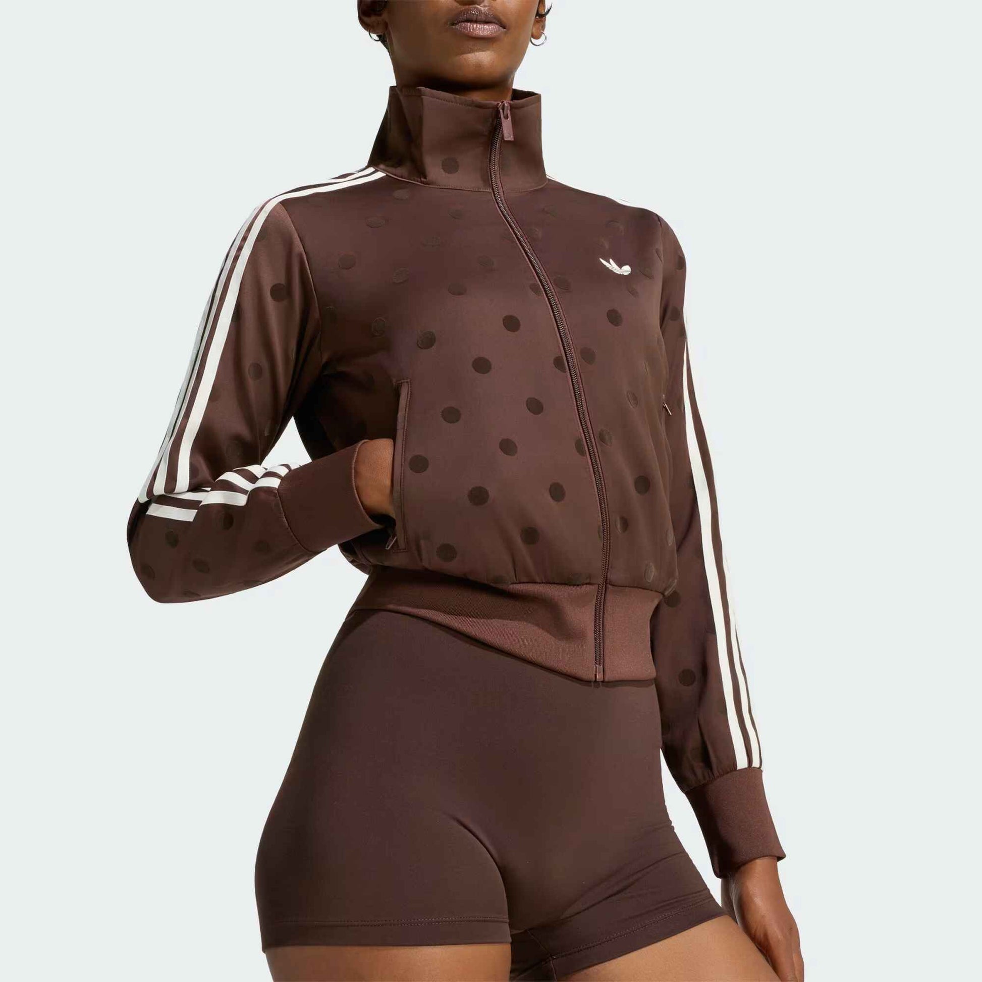 SATIN POLKA-DOTS TT Track Top