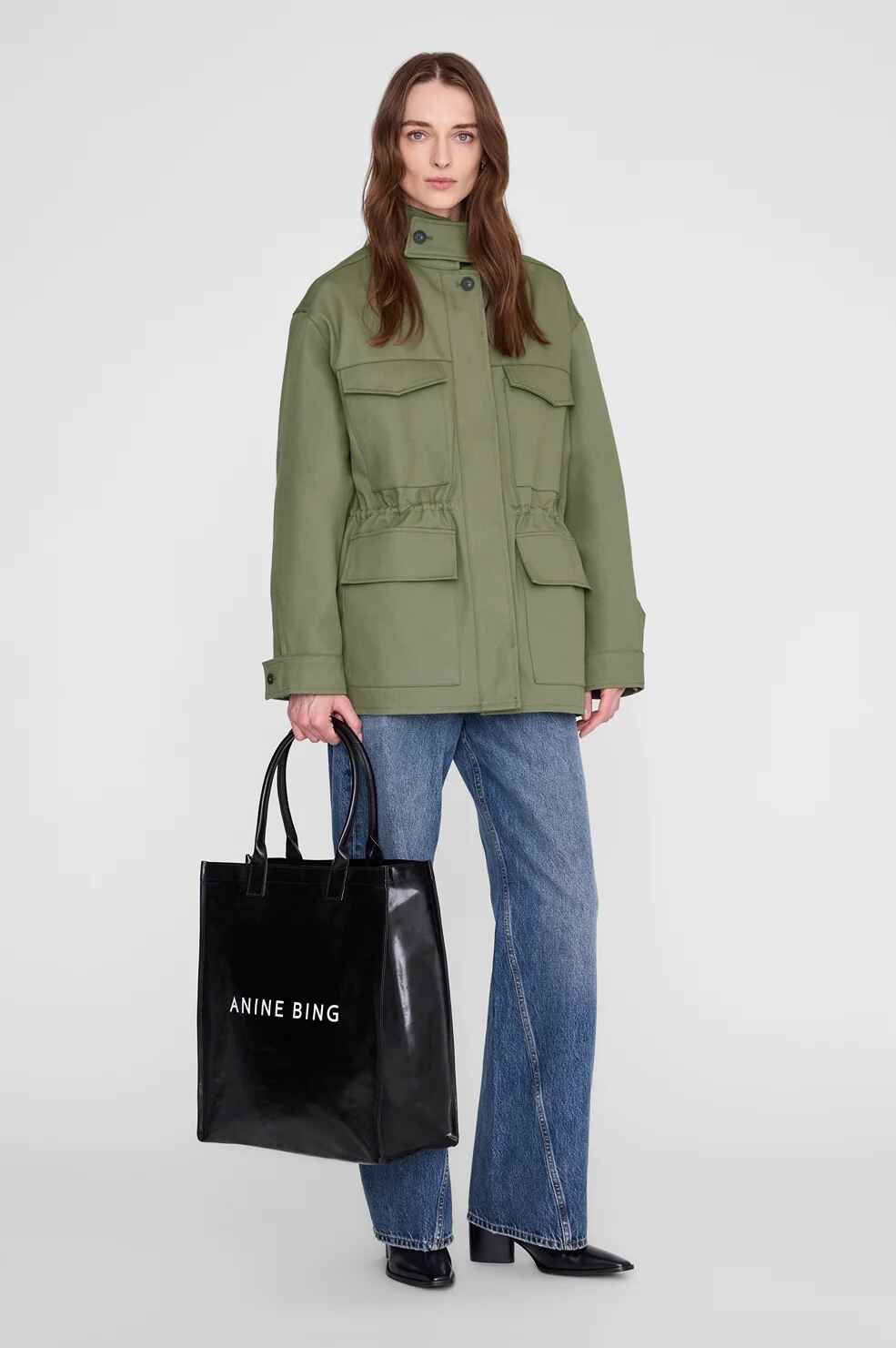 Leonie Coated Canvas Tote