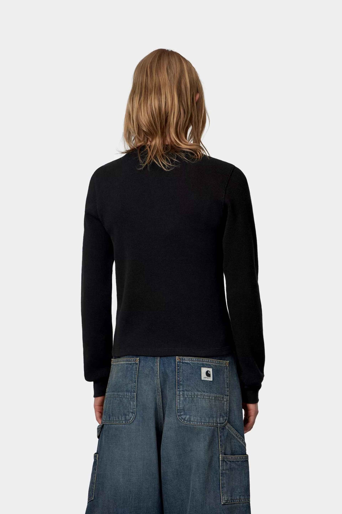 Women's L/S Blackletter Waffle T-Shirt