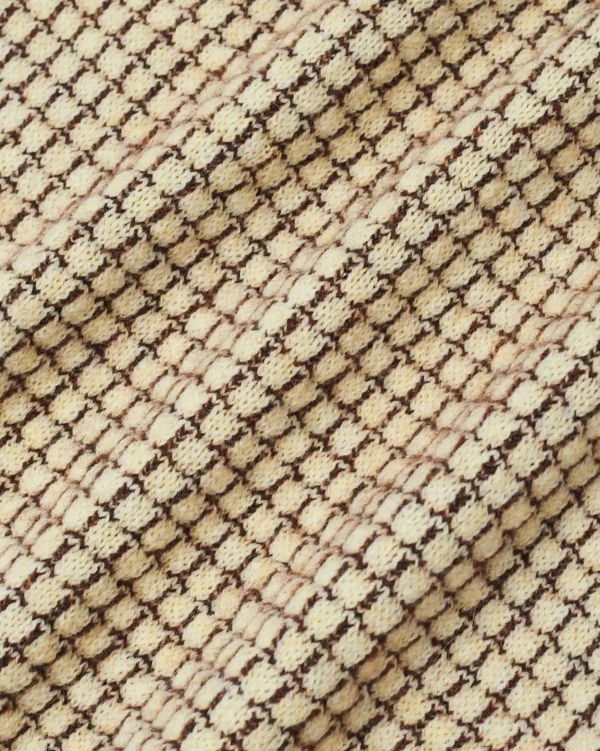 Waffle Knitwear Cardigan Drôle Patch