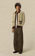 Waffle Knitwear Cardigan Drôle Patch