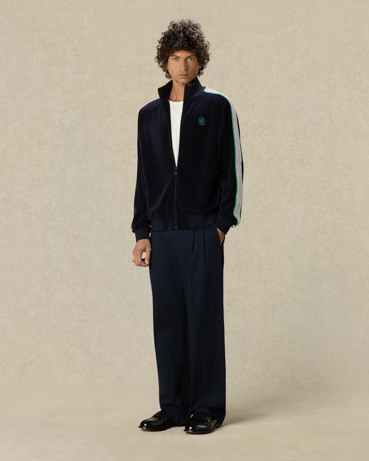Velvet Tracksuit Jacket