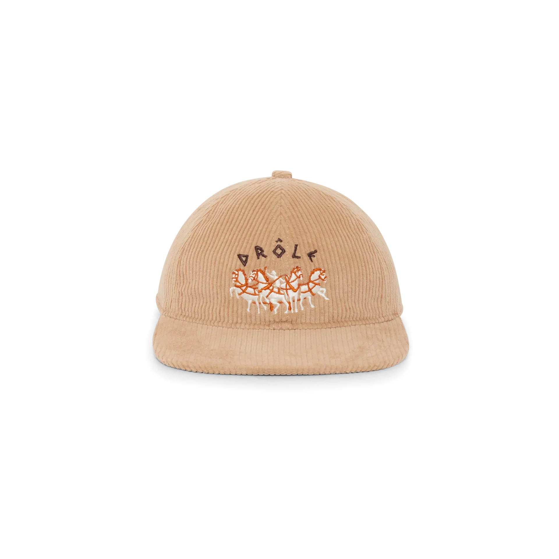 Flat Drôle Horses Embroidery Cap