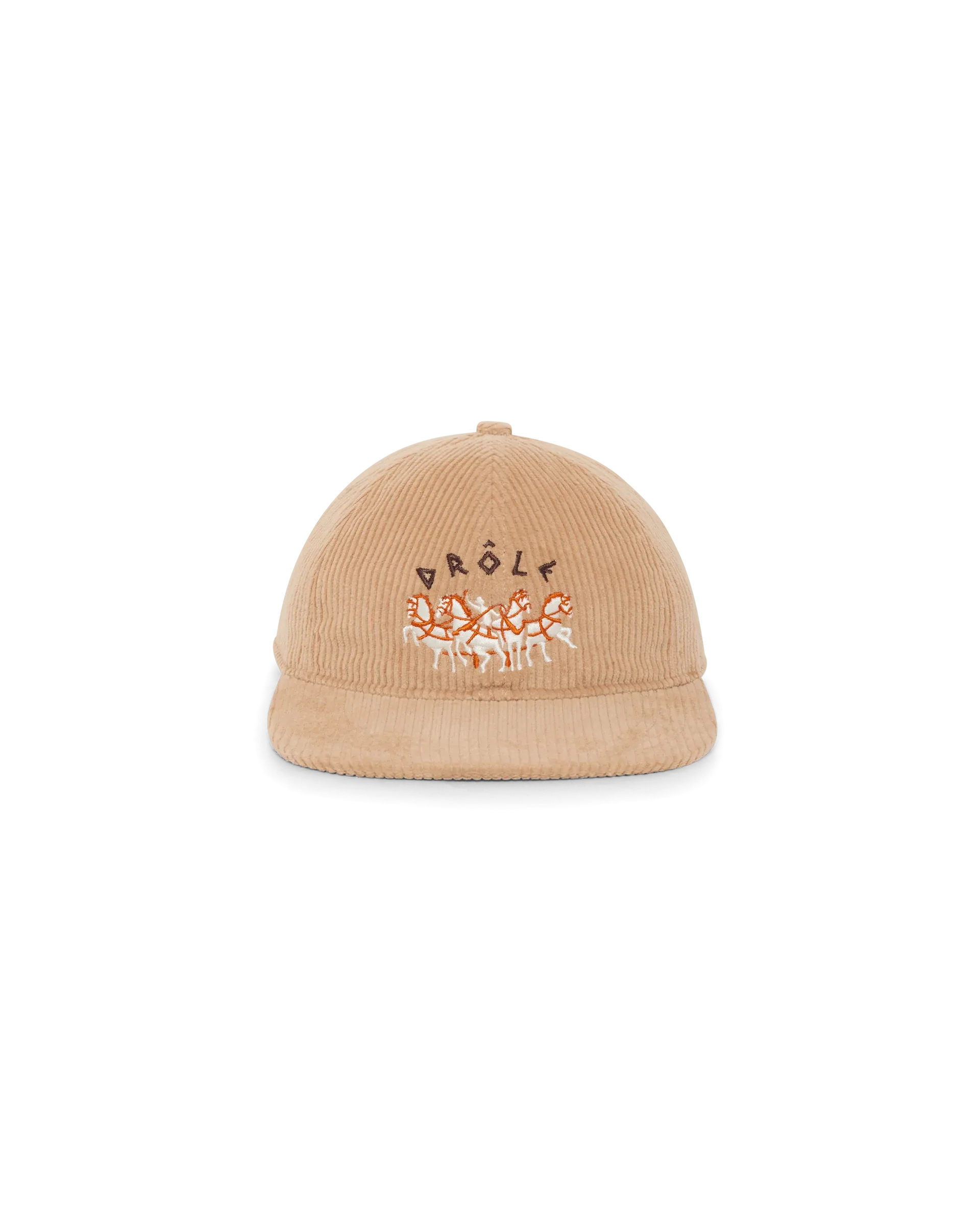 Flat Drôle Horses Embroidery Cap