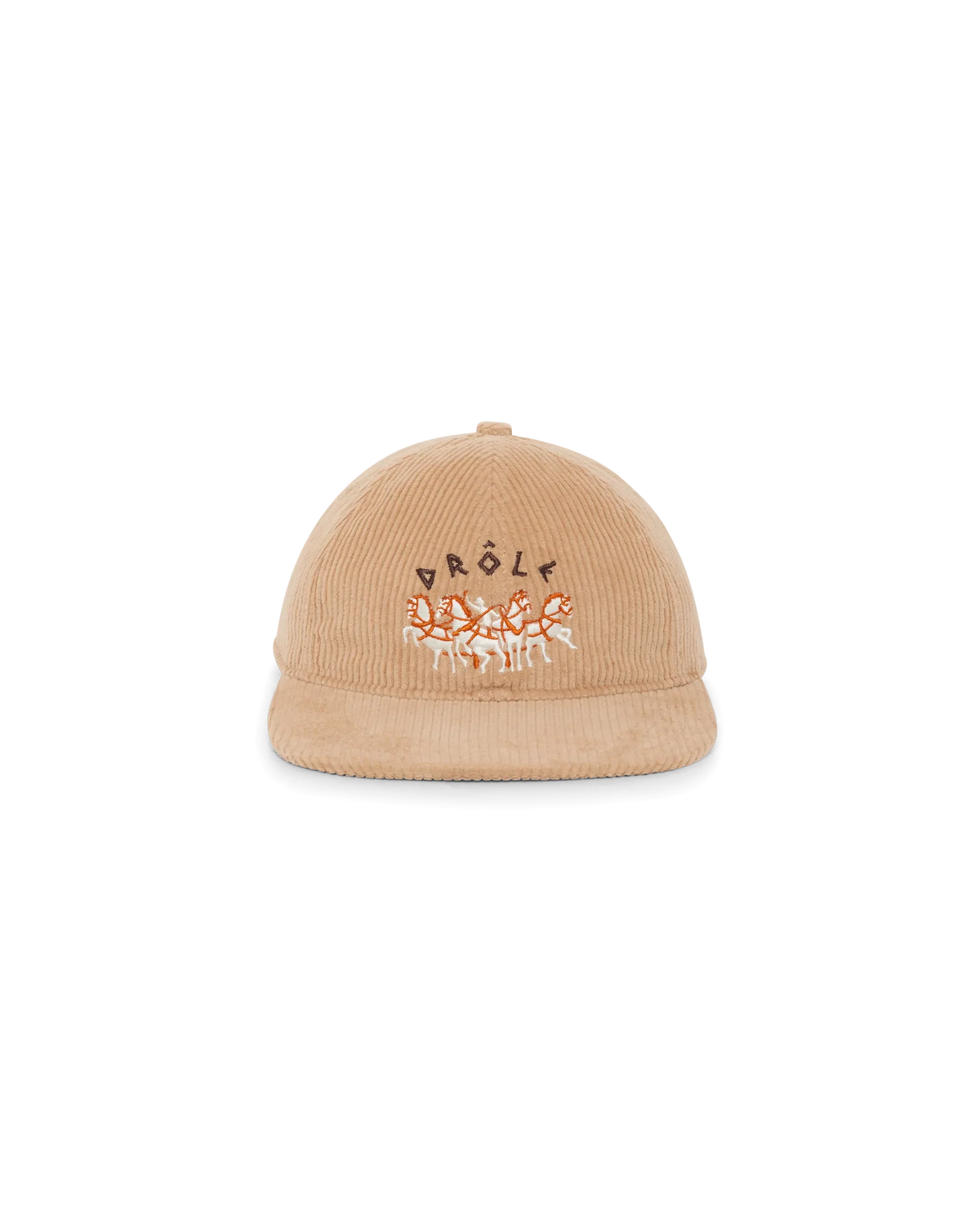 Flat Drôle Horses Embroidery Cap