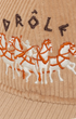 Flat Drôle Horses Embroidery Cap