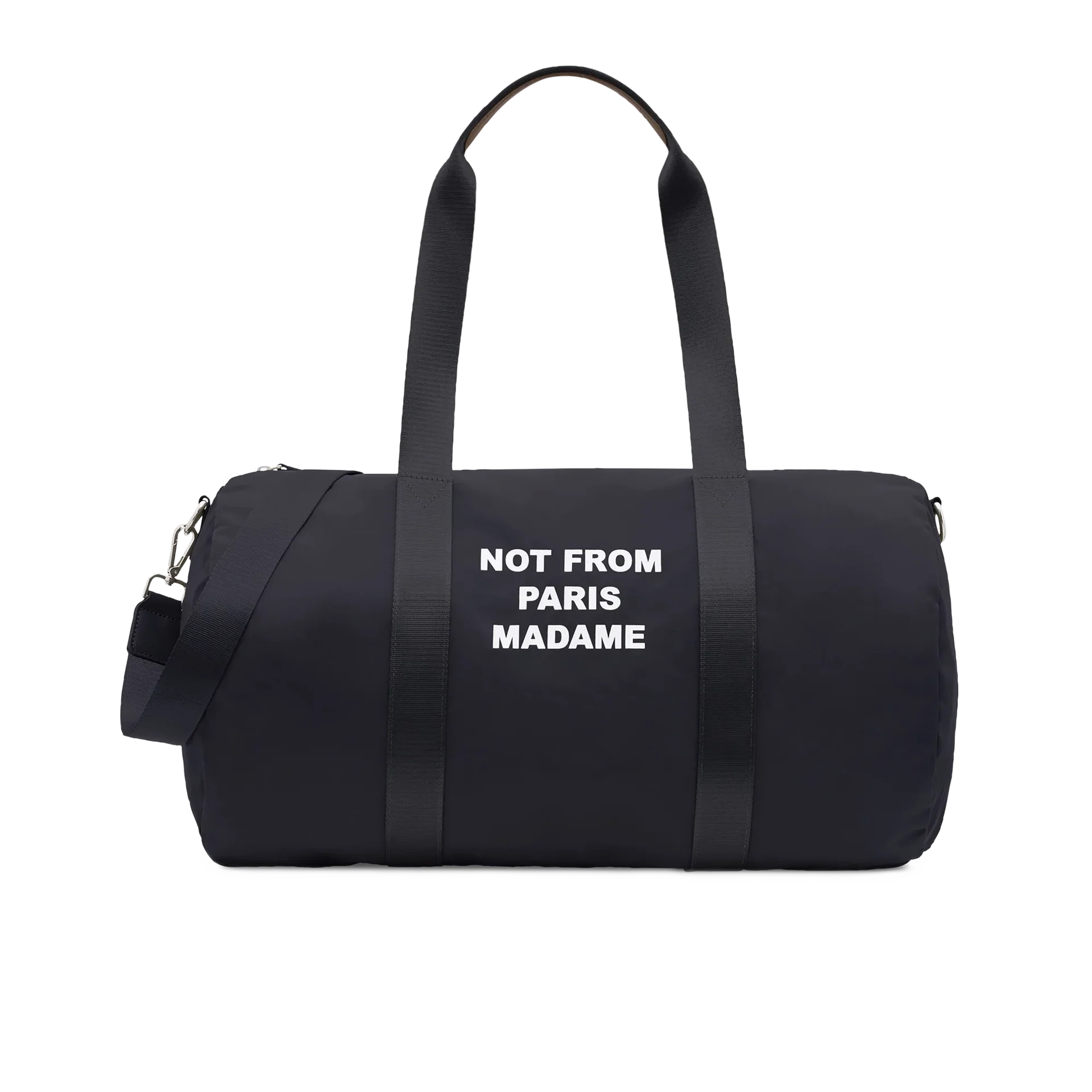 Nylon Slogan Gym Bag