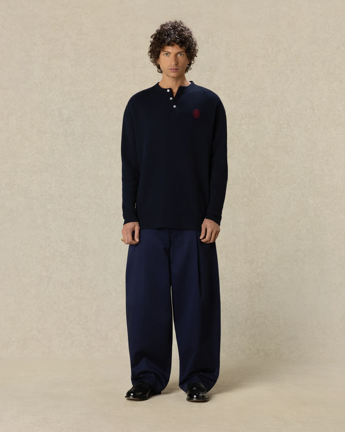 D Mirror Waffle Longsleeve T-Shirt