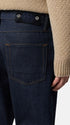 J100008 SELVEDGE INDIGO DENIM-RAW