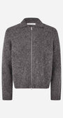 SAJOB ZIP CARDIGAN 15425
