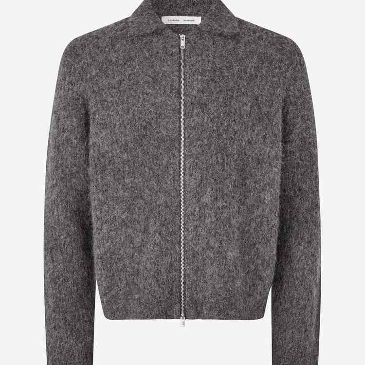 SAJOB ZIP CARDIGAN 15425