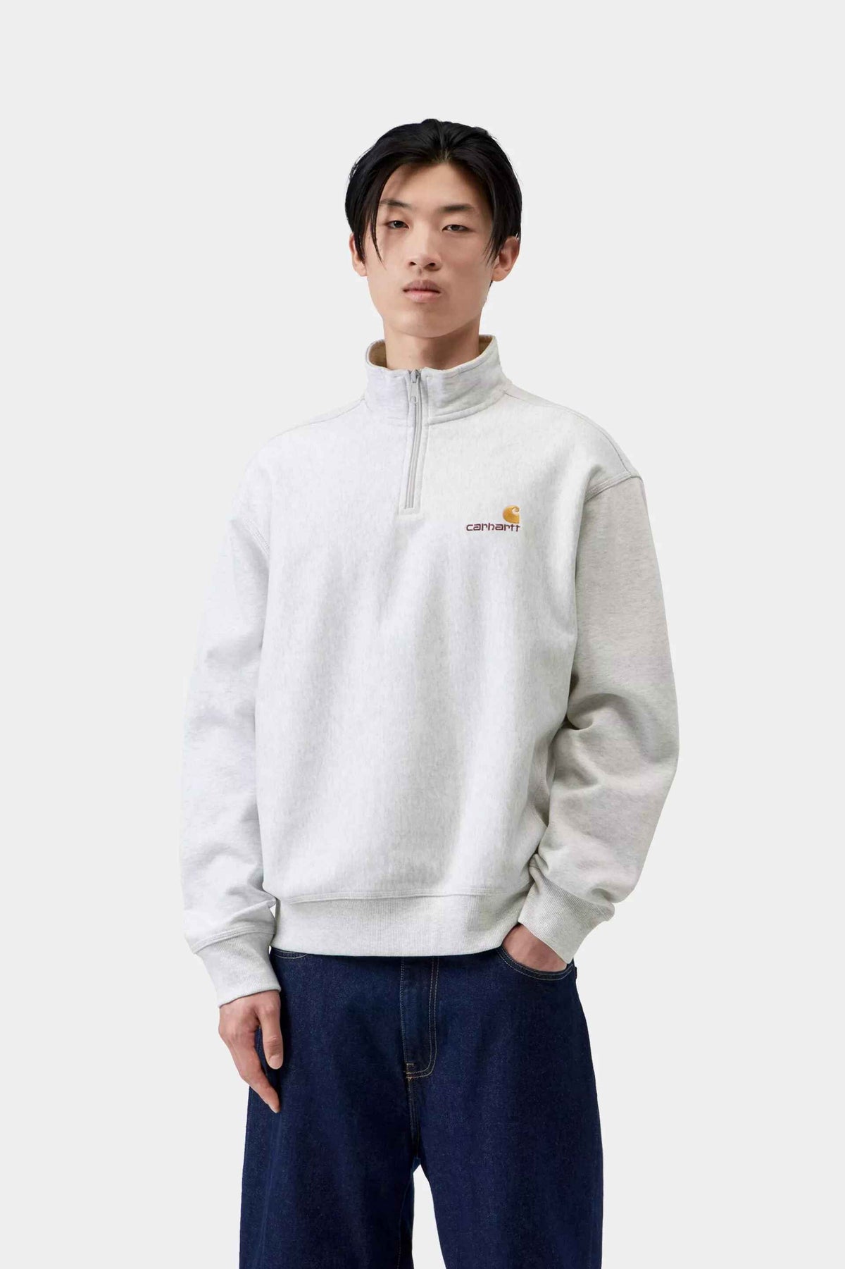 Half Zip American Script Sweatshirt