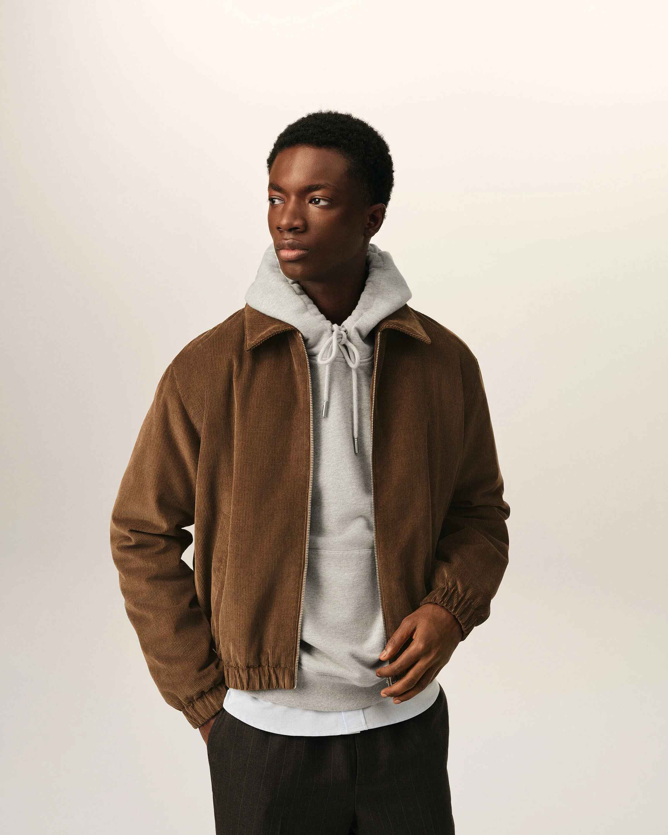 Jacke aus Baumwollcord