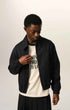 Gepolsterte Jacke aus Wolle