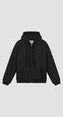 Boiled Wool Hooded Jacket
