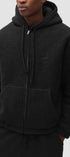 Boiled Wool Hooded Jacket