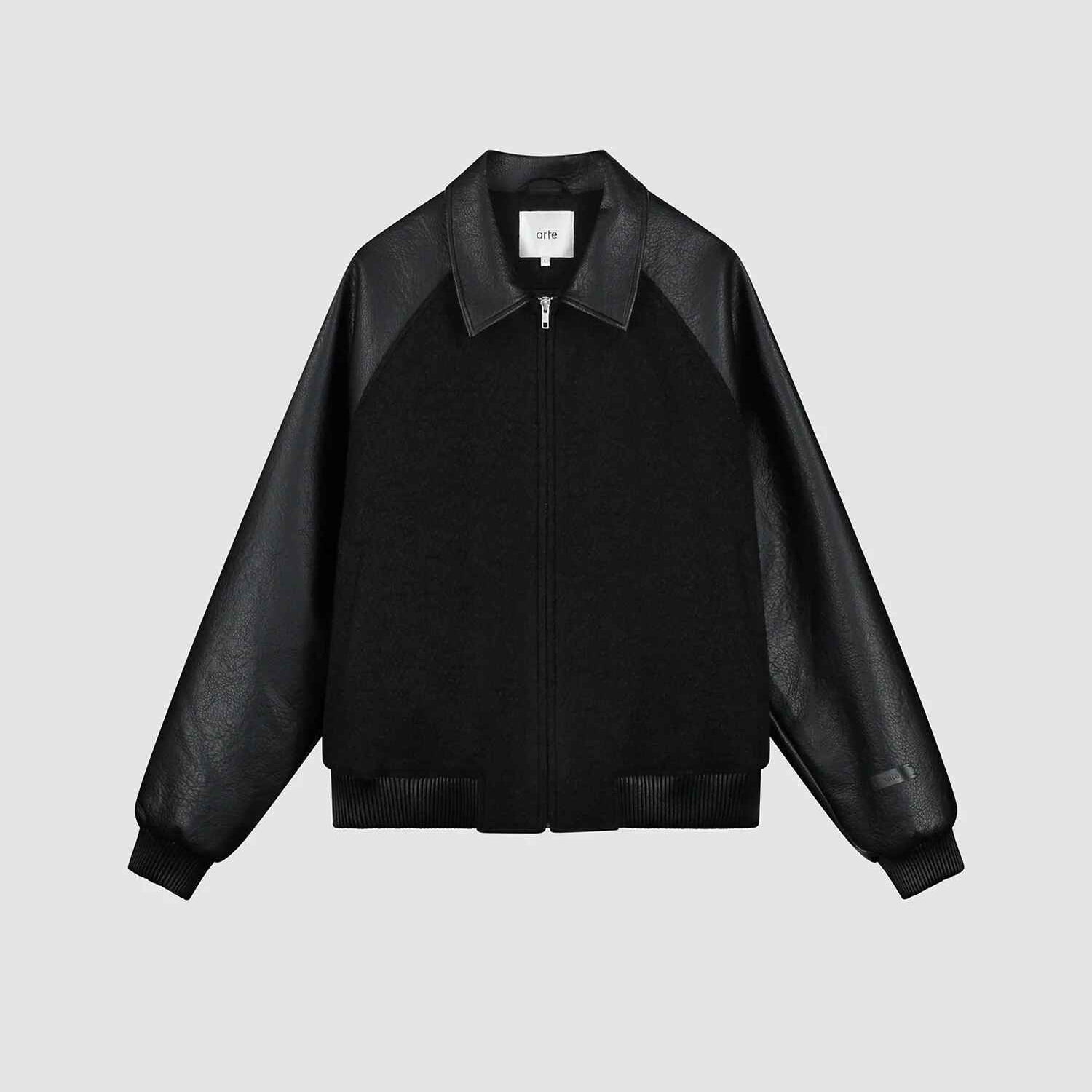 Leather Varsity Jacket