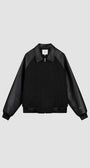 Leather Varsity Jacket