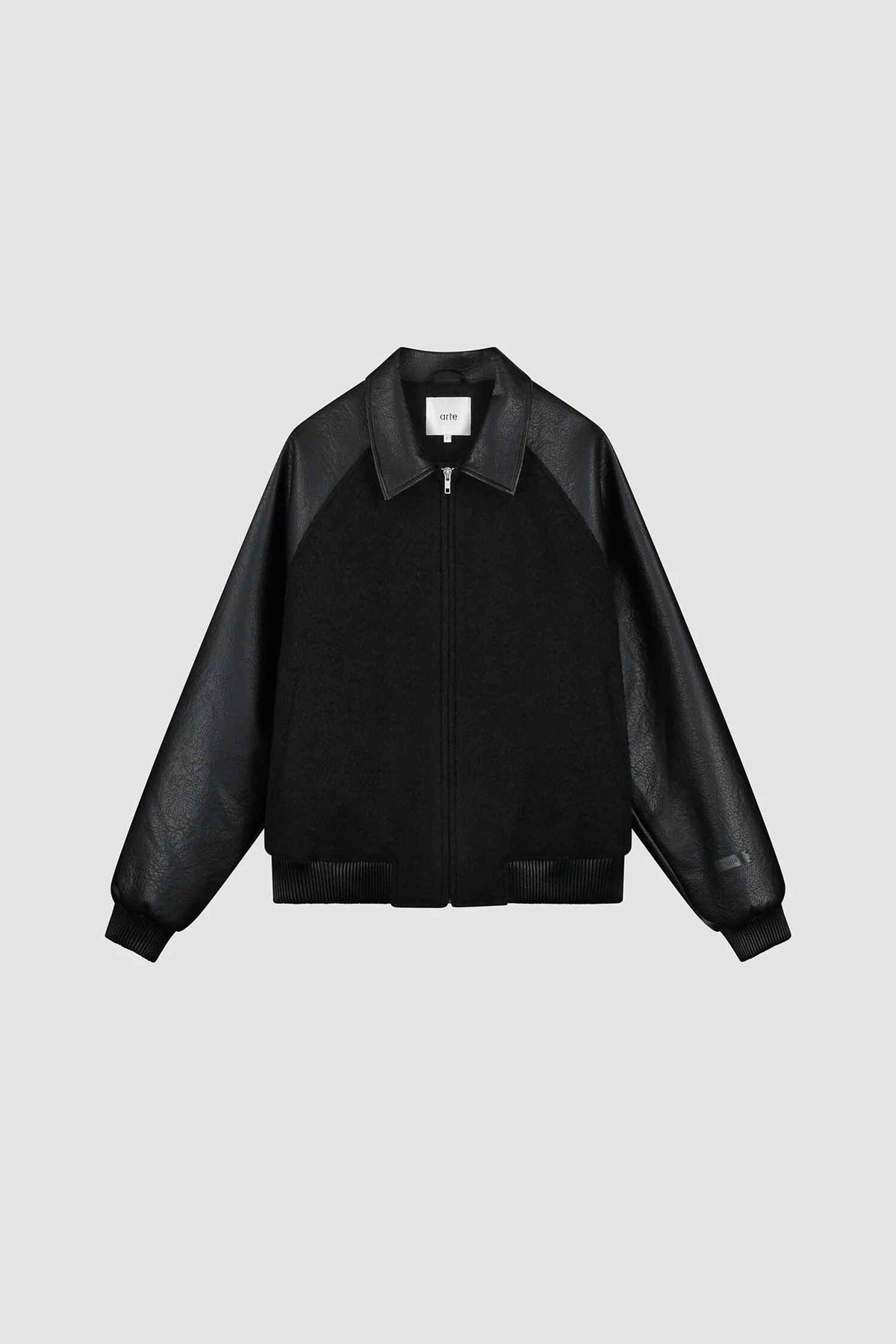Leather Varsity Jacket