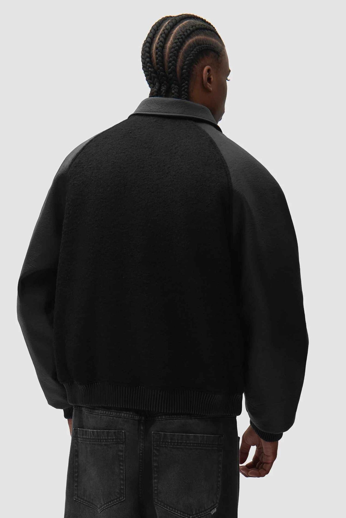 Leather Varsity Jacket