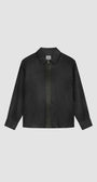 Dusty Linen Zip Shirt
