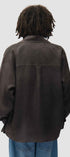 Dusty Linen Zip Shirt