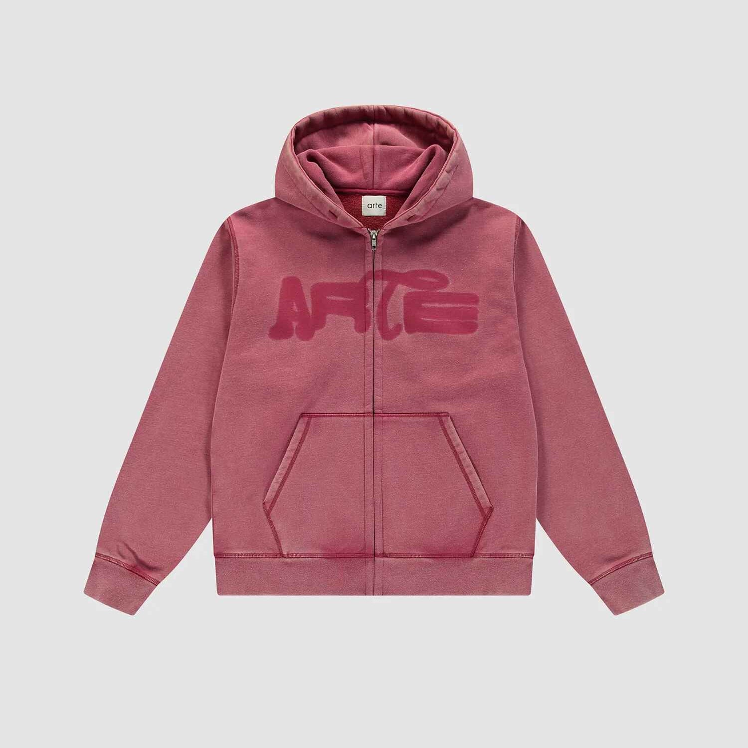 Stencil Sunfade Zip Hoodie