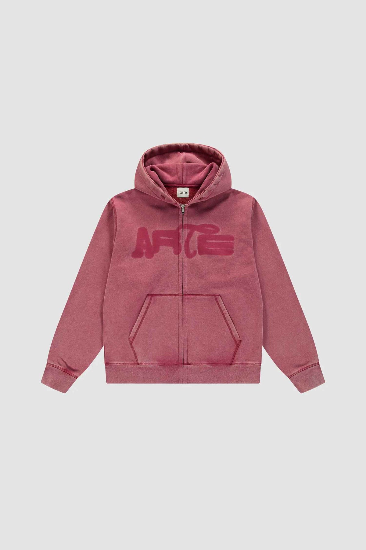 Stencil Sunfade Zip Hoodie