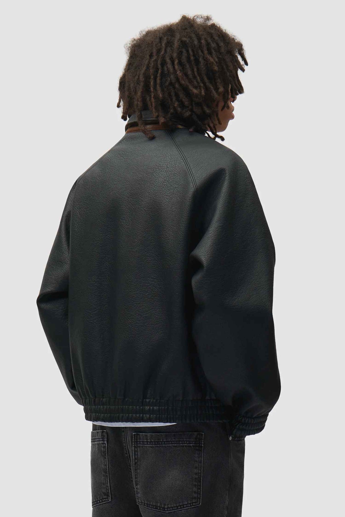 Reversible Leather Uniform Jacket