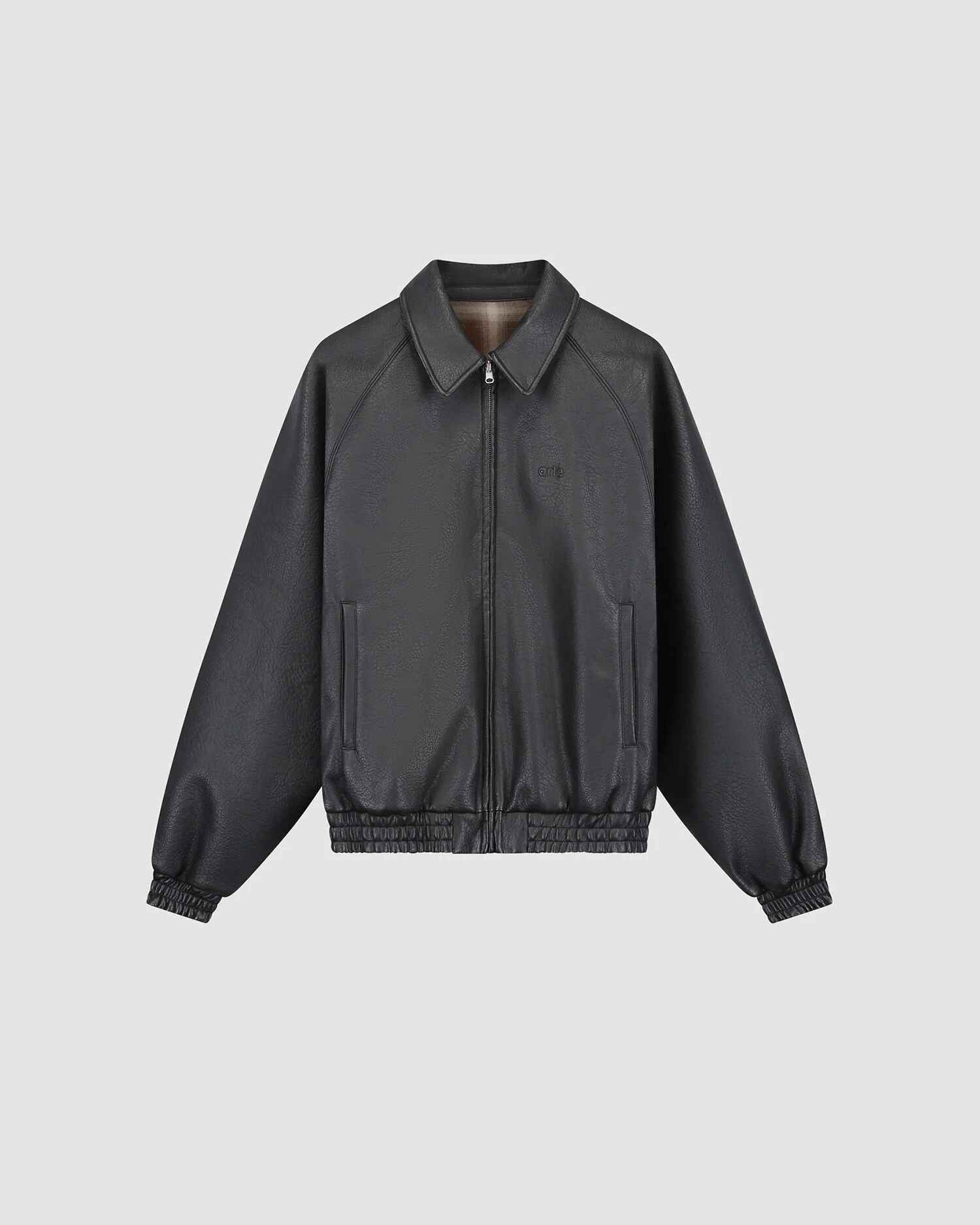 Reversible Leather Uniform Jacket