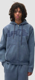 Stencil Sunfade Zip Hoodie