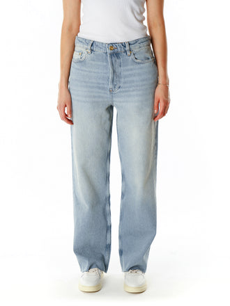 Ganni Wide Leg Jeans Low Waist Jeans J1286