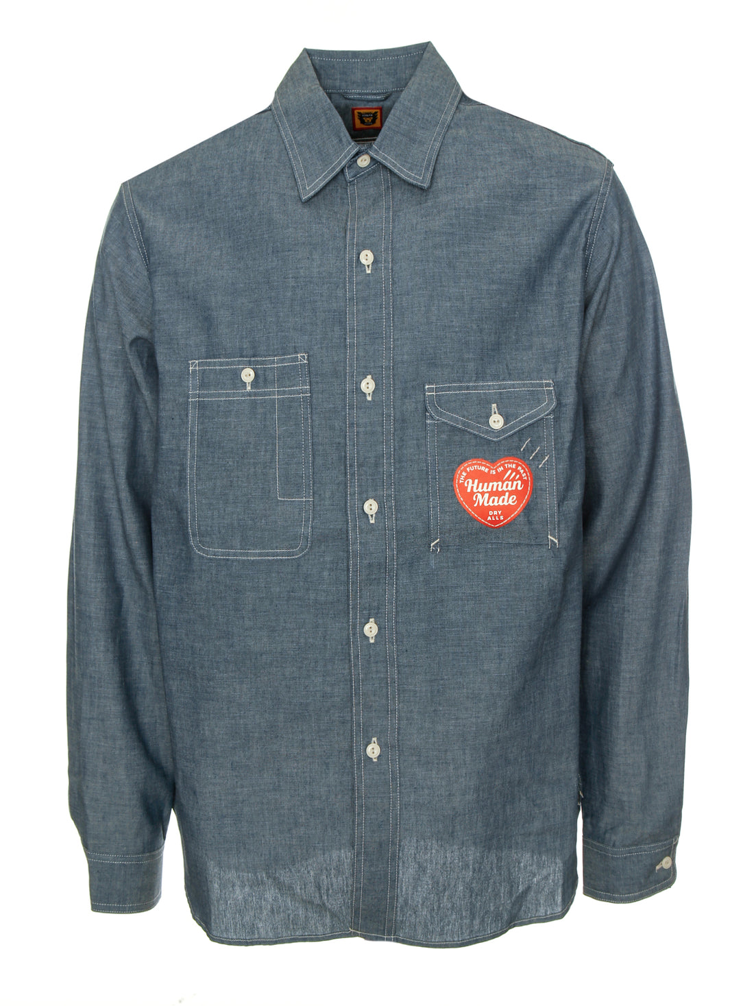 HUMAN MADE Hemd Chambray Work Shirt HUMAN MADE Hemd Chambray Work Shirt