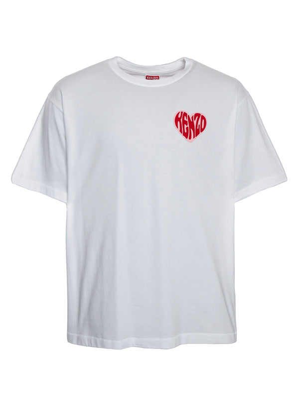 Kenzo T Shirt Kenzo Hearts