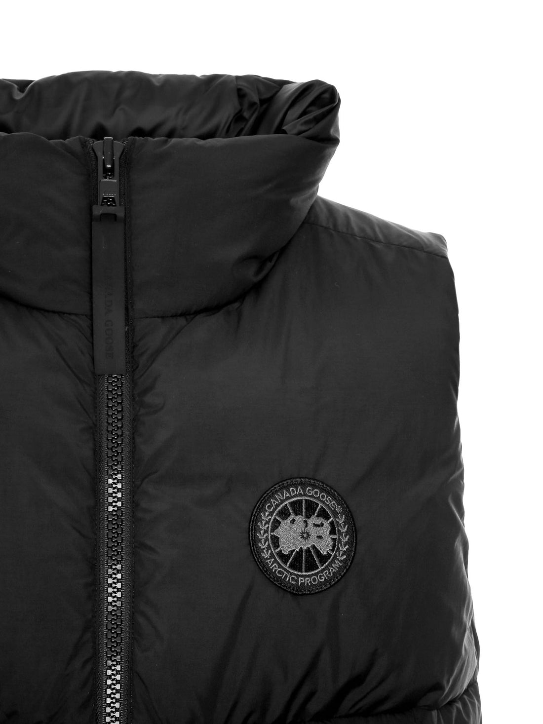 Black label canada goose vest deals